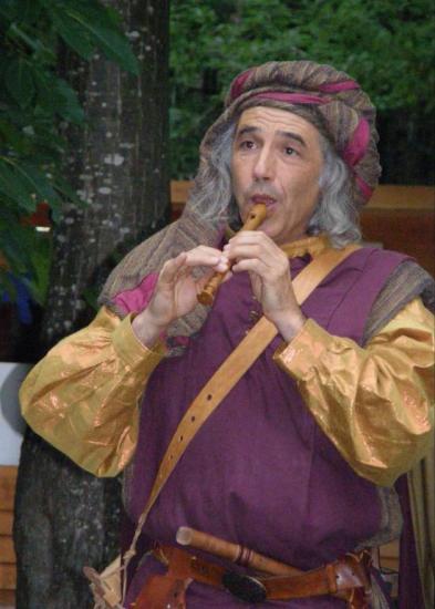 ANIMATION DU DINER DE LA FETE MEDIEVALE DE BRAIN-SUR-ALLONNES LE 19 JU